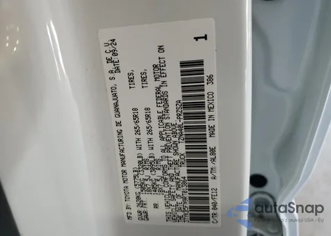 2024 Toyota Tacoma Double Cab z USA, uszkodzony, nr VIN 3TYKB5FN9RT013864